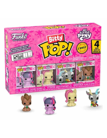 My Little Pony pack 4 figurines Bitty POP! Vinyl Serie A 2,50 cm