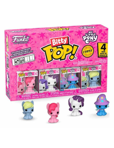 My Little Pony pack 4 figurines Bitty POP! Vinyl Serie B 2,50 cm