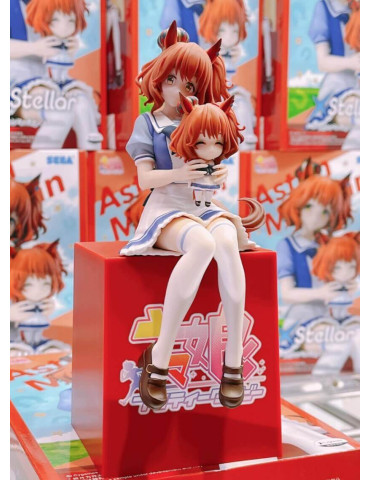 Umamusume Pretty Derby Figurine XStellar Aston Machan Sitting Ver 20 cm