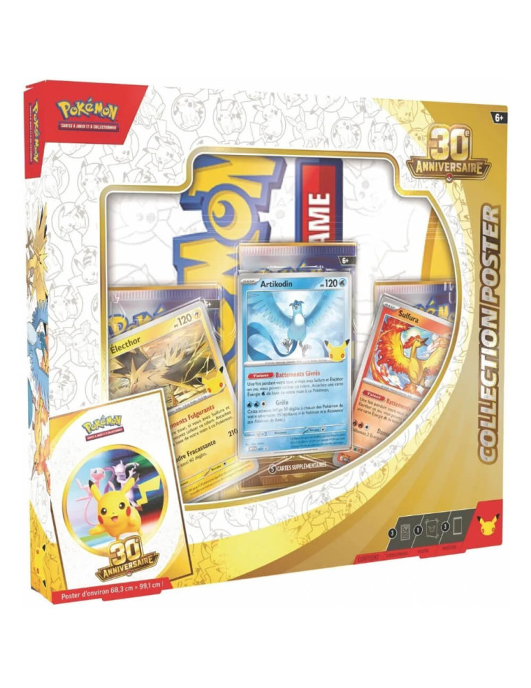 Pokémon 30th Celebration Premium Poster Collection ( Version Française )