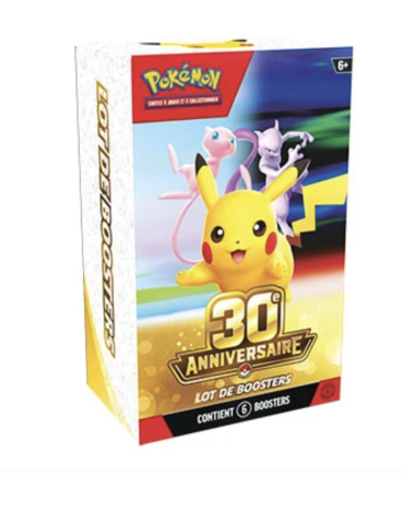 Pokémon · 30e Anniversaire - Bundle 6 Boosters - FR