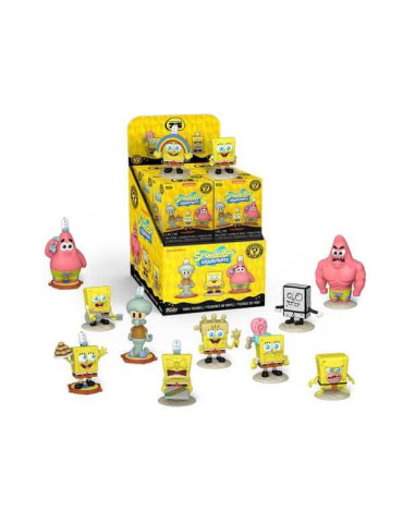 SpongeBob SquarePants présentoir figurine 25th Anniversary Blind Box 5 cm