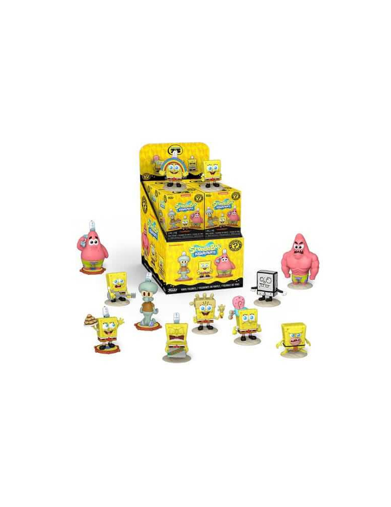 SpongeBob SquarePants présentoir figurine 25th Anniversary Blind Box 5 cm