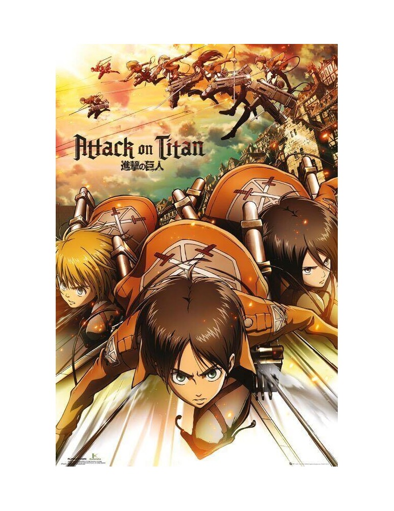 L'ATTAQUE DES TITANS - posters Attack 61 x 91 cm